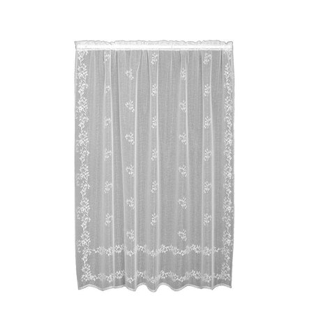 MICASA Heritage Lace  60 x 63 in. Sheer Divine Panel; White MI305675